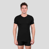 تيشيرت نصف كم برقبة  V